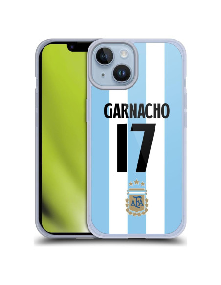 Funda de Gel AFA Alejandro Garnacho para iPhone 14 - Protección Militar