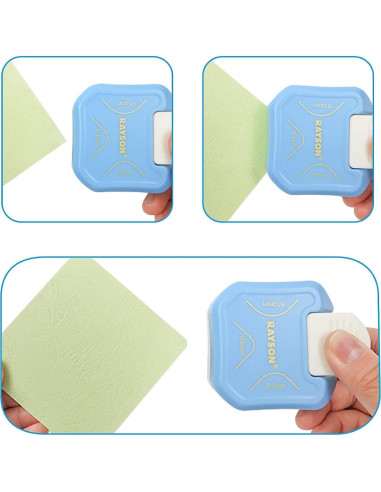 Cortador de Esquinas RAYSON CR05BL 3 en 1 Azul 4mm 7mm 10mm