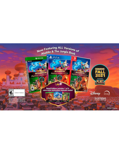 Juegos Clásicos de Disney - PlayStation 4 - Aladino y Más