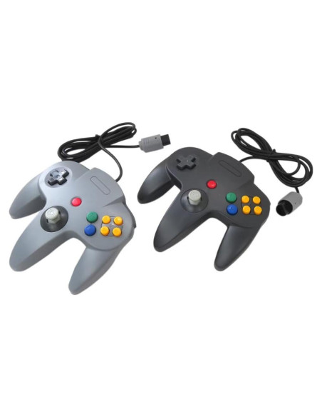2 Controladores con Cable N64 Neuroquill - Joystick Clásico