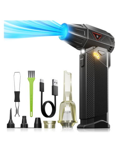 Soplador de Aire Comprimido HOOMESUN P1 Recargable 180,000 RPM