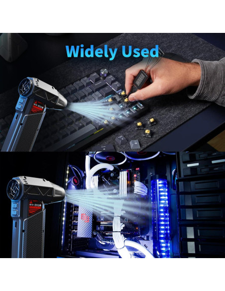 Soplador de Aire Comprimido HOOMESUN P1 Recargable 180,000 RPM