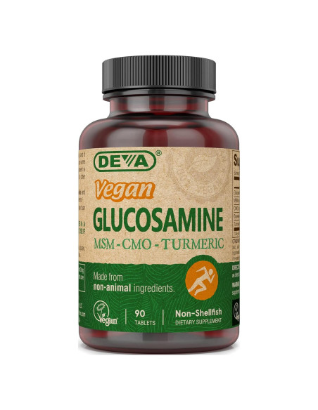 Glucosamina Vegana DEVA 90 Tabletas con MSM y CMO