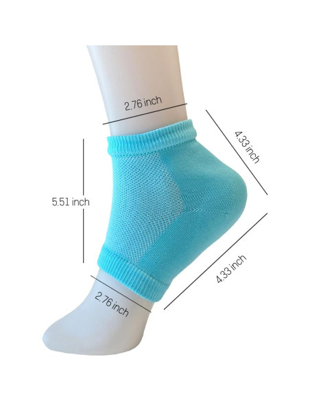 Calcetines Hidratantes FOOTINSOLE para Talones Secos - Menta