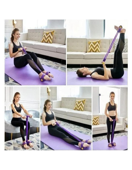 Bandas de Resistencia Ujicde - 4 Tubos para Ejercicio Fitness