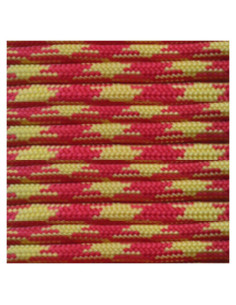 Cuerda Paracord Planet 550lb 15.24m Nylon Rojo y Amarillo
