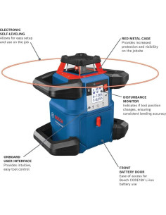 Laser Rotativo Bosch GRL4000-80CHK 1219.2m Bluetooth 18V 2