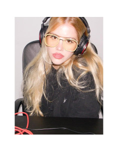 Gafas de bloqueo de luz azul VISOONE con marco de acetato 2