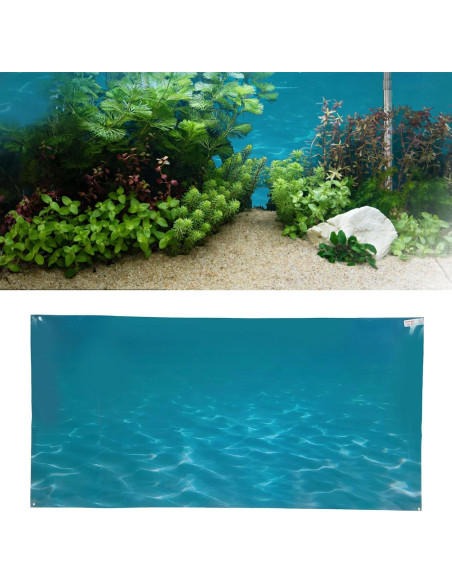 Calcomanía de Fondo de Acuario PVC Zerodis 61x30 cm