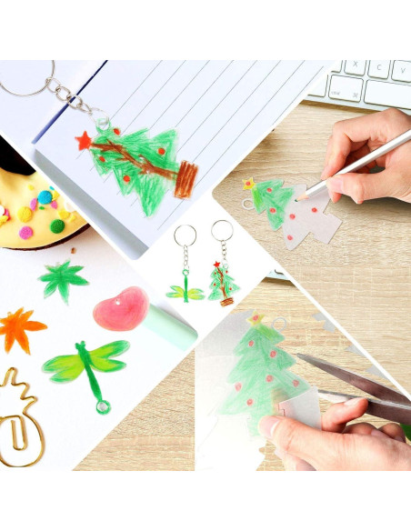 Kit de 52 Hojas de Plástico Encogido Rawskro 20x14.5 cm