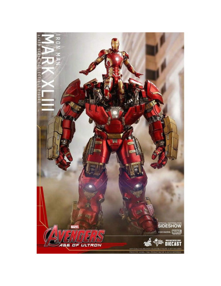 Figura Coleccionable Iron Man Mk XLIII Hot Toys 30 cm LED