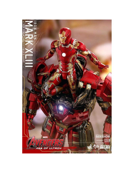 Figura Coleccionable Iron Man Mk XLIII Hot Toys 30 cm LED