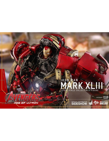 Figura Coleccionable Iron Man Mk XLIII Hot Toys 30 cm LED