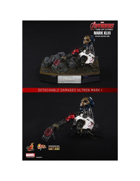 Figura Coleccionable Iron Man Mk XLIII Hot Toys 30 cm LED