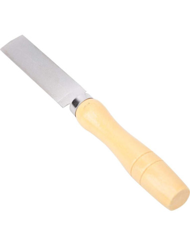 Lima Romboidal ZJchao 75mm con Mango de Madera para Carpintería