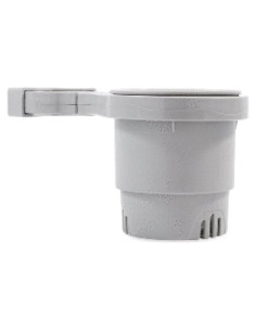 Soporte para Taza Camco Gris - Montaje en Rieles de 2 a 3 cm