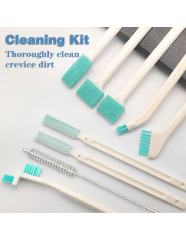 Conjunto de 9 Cepillos de Limpieza ELEMGULY para Grietas
