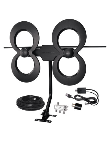 Antena de TV ClearStream 4MAX Completo - Rango 70+ millas