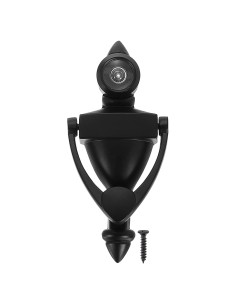 Tirador de puerta con visor PATIKIL 180 Aleación de zinc Negro