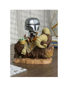 Figura Pop! Deluxe Funko Mandaloriano en Bantha con Niño 2