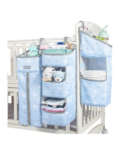 Organizador de Pañales Colgante Orzbow Azul 7 Compartimentos