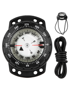 Brújula de Buceo OVOVFANY DC-03 Impermeable 5ATM con Cordón