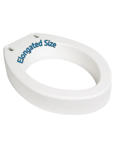 Elevador de Asiento de Inodoro Alargado Suministro Médico 8.9 cm