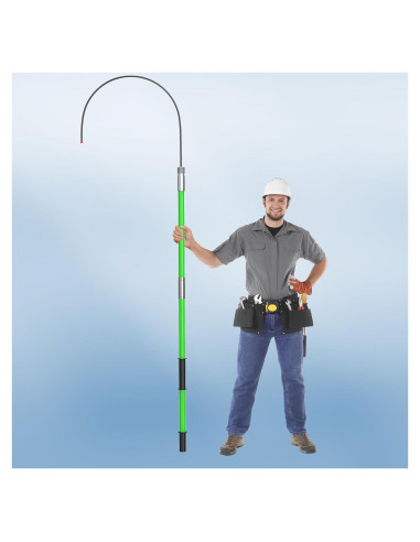 Gancho de Rescate Aislado Mounleve 3.29m 35kV Verde