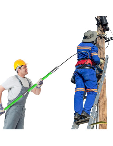 Gancho de Rescate Aislado Mounleve 3.29m 35kV Verde