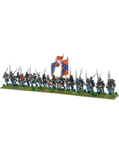 Figuras de Infantería Avanzando Warlord Games Guerra Civil Americana 24 Piezas 2