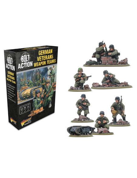 Miniaturas de Armas de Veteranos Alemanes Warlord Games 28mm