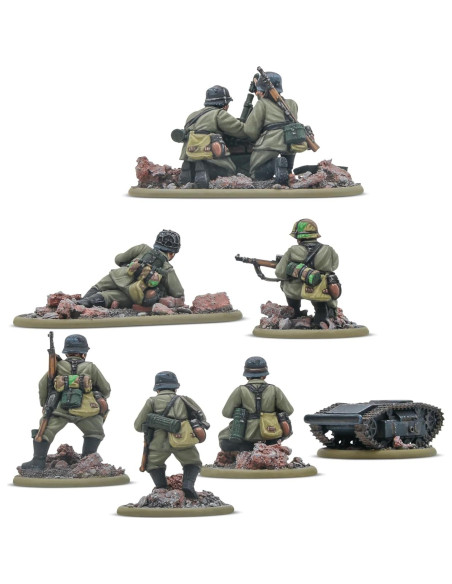 Miniaturas de Armas de Veteranos Alemanes Warlord Games 28mm
