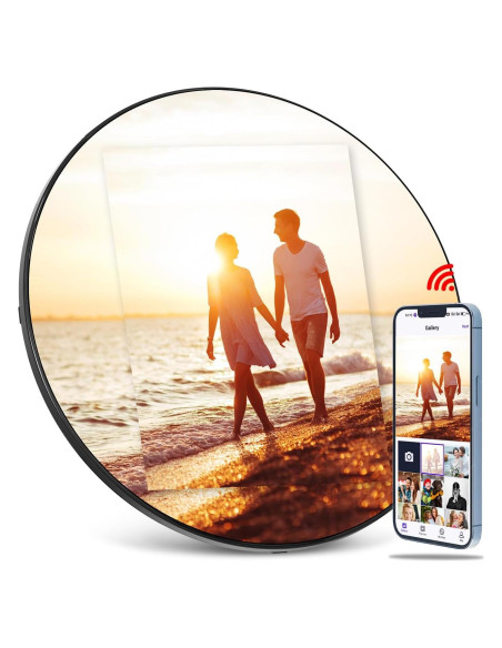 Marco de Foto Digital 10.1" ThankVip K106 Espejo Redondo 32GB