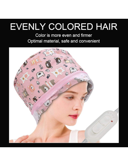 Sombrero Calentador de Cuidado Capilar Ajustable 3 Niveles Sombrero Calentador de Cuidado Capilar Ajustable 3 Niveles