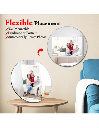 Marco de Foto Digital 10.1" ThankVip K106 Espejo Redondo 32GB
