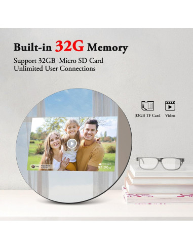 Marco de Foto Digital 10.1" ThankVip K106 Espejo Redondo 32GB