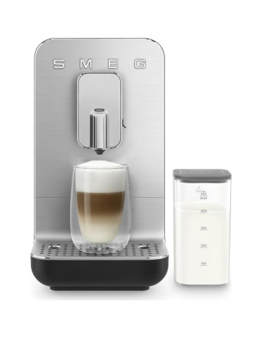 Máquina de Espresso Automática Smeg BCC13 con Molinillo y Espumador
