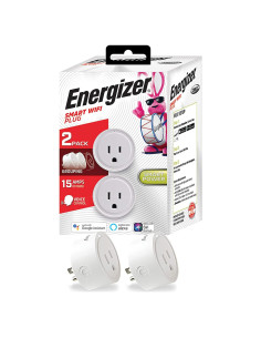 Enchufe Inteligente Energizer Connect WiFi 2 Paquete Control Voz