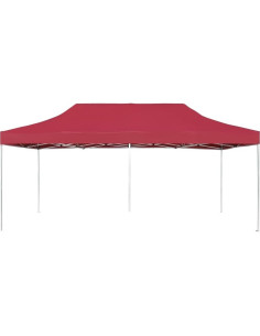 Carpa Plegable Profesional GROSERY 5x3m Rojo Vino Resistente 2