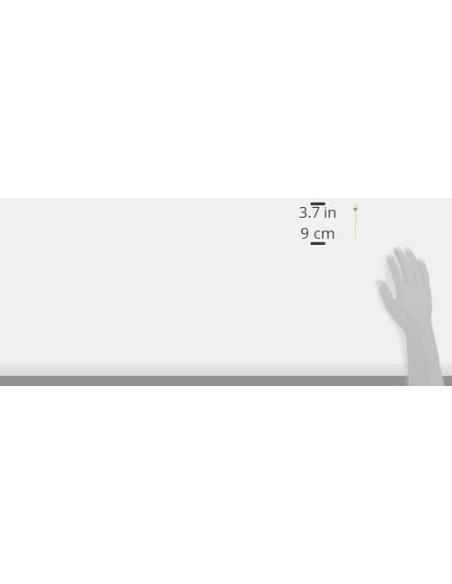 Palillos de Bambú Dorado Ecológicos 100 Unidades 8.89 cm