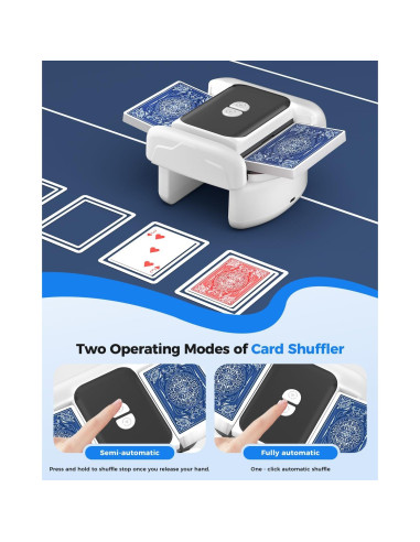 Barajador Automático de Cartas Honlunu TX-666 Recargable 2600mAh