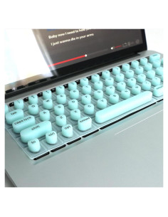 Cubierta de Teclado Silicona para Uñas Largas DR.YYDF Verde