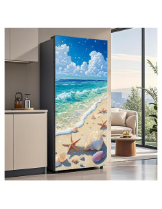 Juego de Calcomanías de Vinilo AOHMPT para Refrigerador 82x199 cm