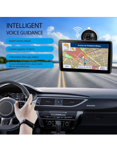 Navegador GPS 7" para Coche y Camión GPS-HJX con Mapas 2025 2