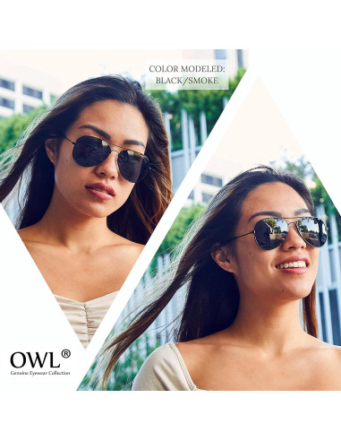 Gafas de Sol Aviador Metalizadas UV 55mm Unisex