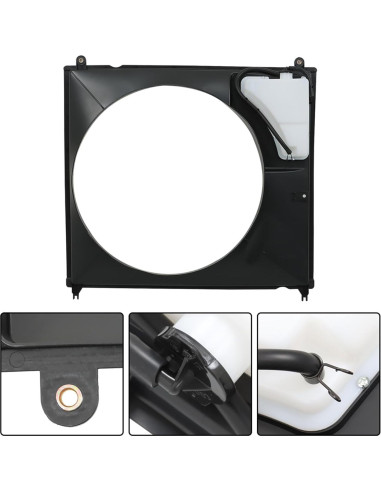 Carcasa de Ventilador de Radiador WFLNHB para Toyota Tundra/Sequoia