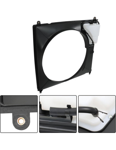 Carcasa de Ventilador de Radiador WFLNHB para Toyota Tundra/Sequoia