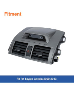 Panel de salida de aire A/C Toyota Corolla 2009-2013 YOUYIEN 2