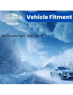 Tambor de Freno Trasero Nxolnf para Toyota Yaris 2007-2018 252mm 2