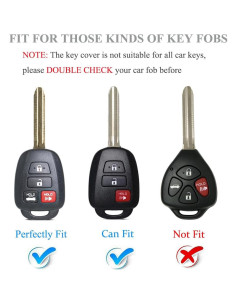 Cubierta de Llave Toyota YALNORVA con Llavero TPU Dorado Negro 2